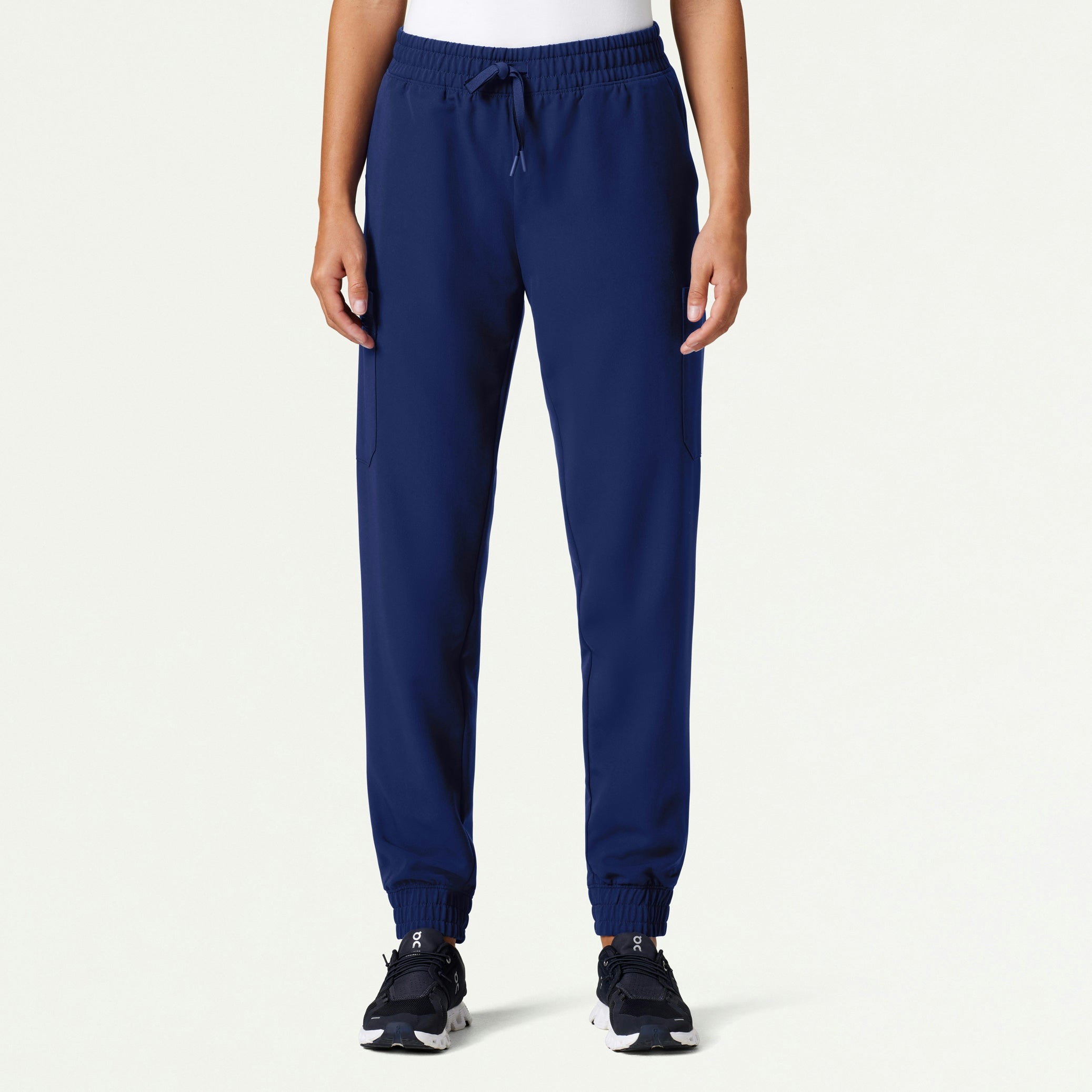 Neo Everyday Cargo Scrub Jogger - Navy Blue - WOMEN'S PANTS - Jaanuu