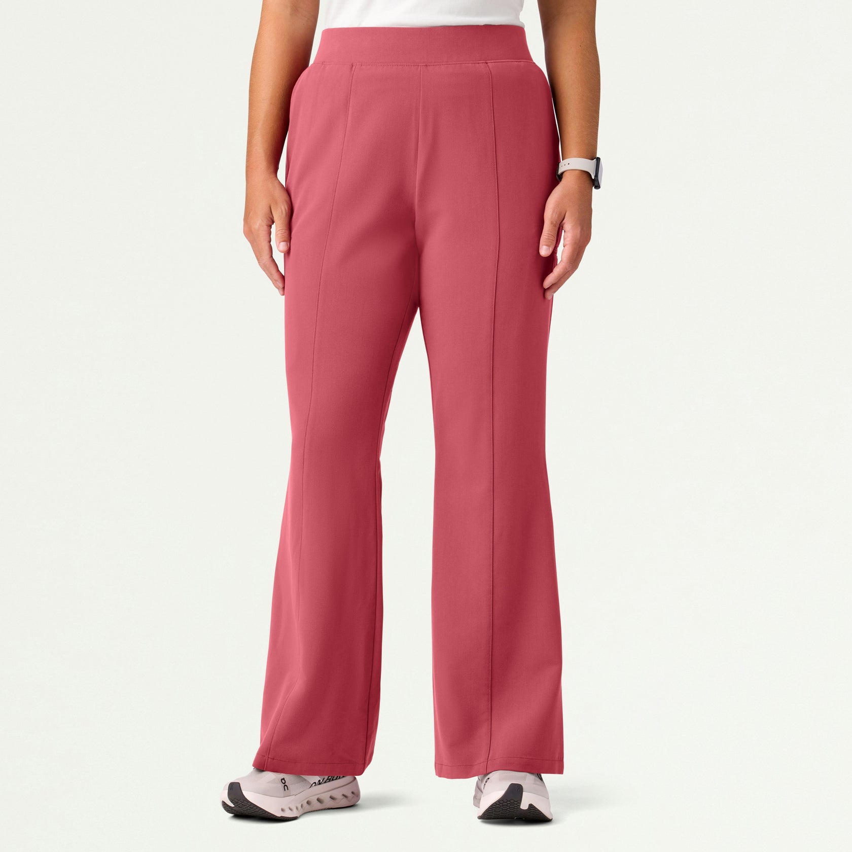 Harper Slim High Waisted Scrub Pant - Mulberry - WOMEN'S PANTS - Jaanuu