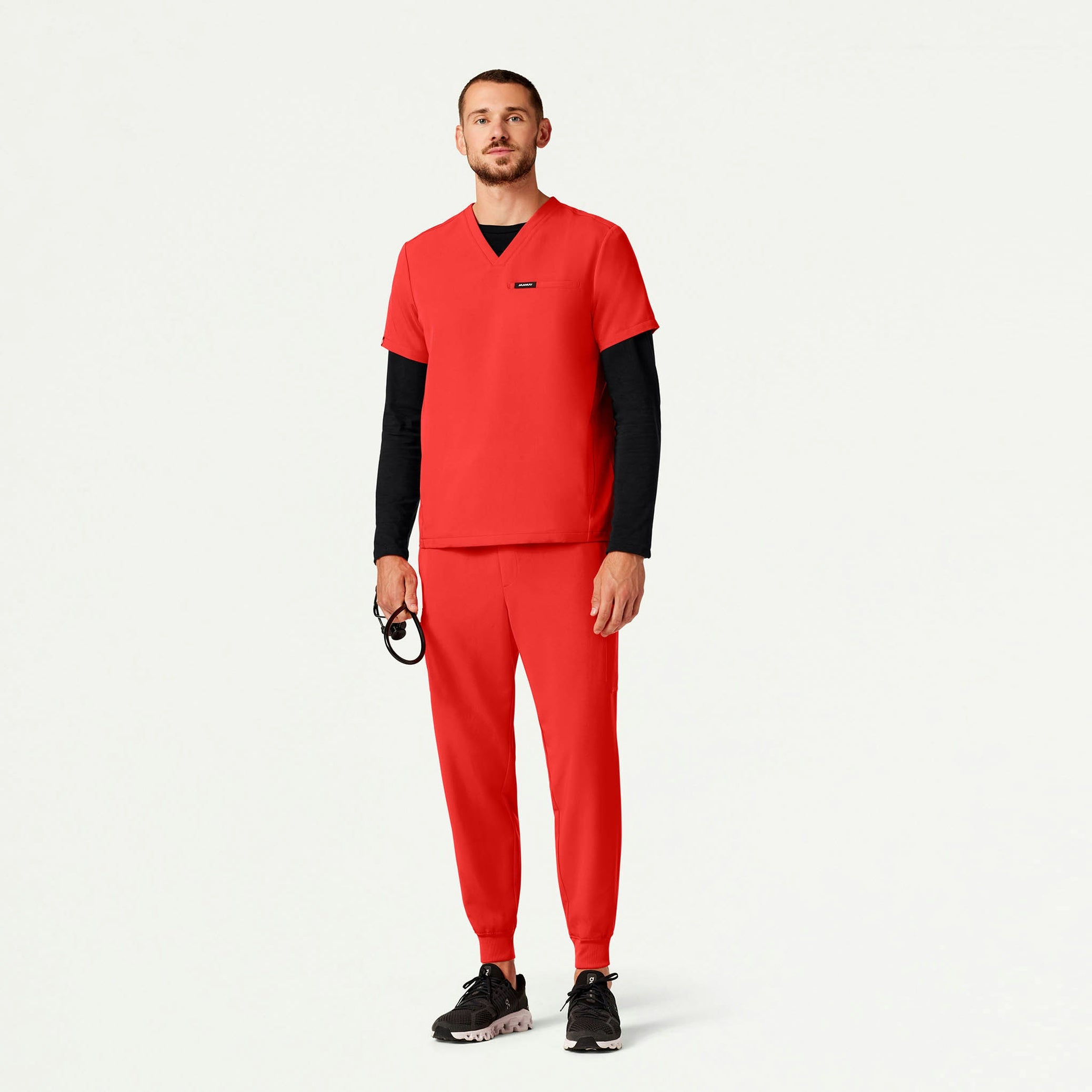 The Geiger Underscrub Set - Solar Red