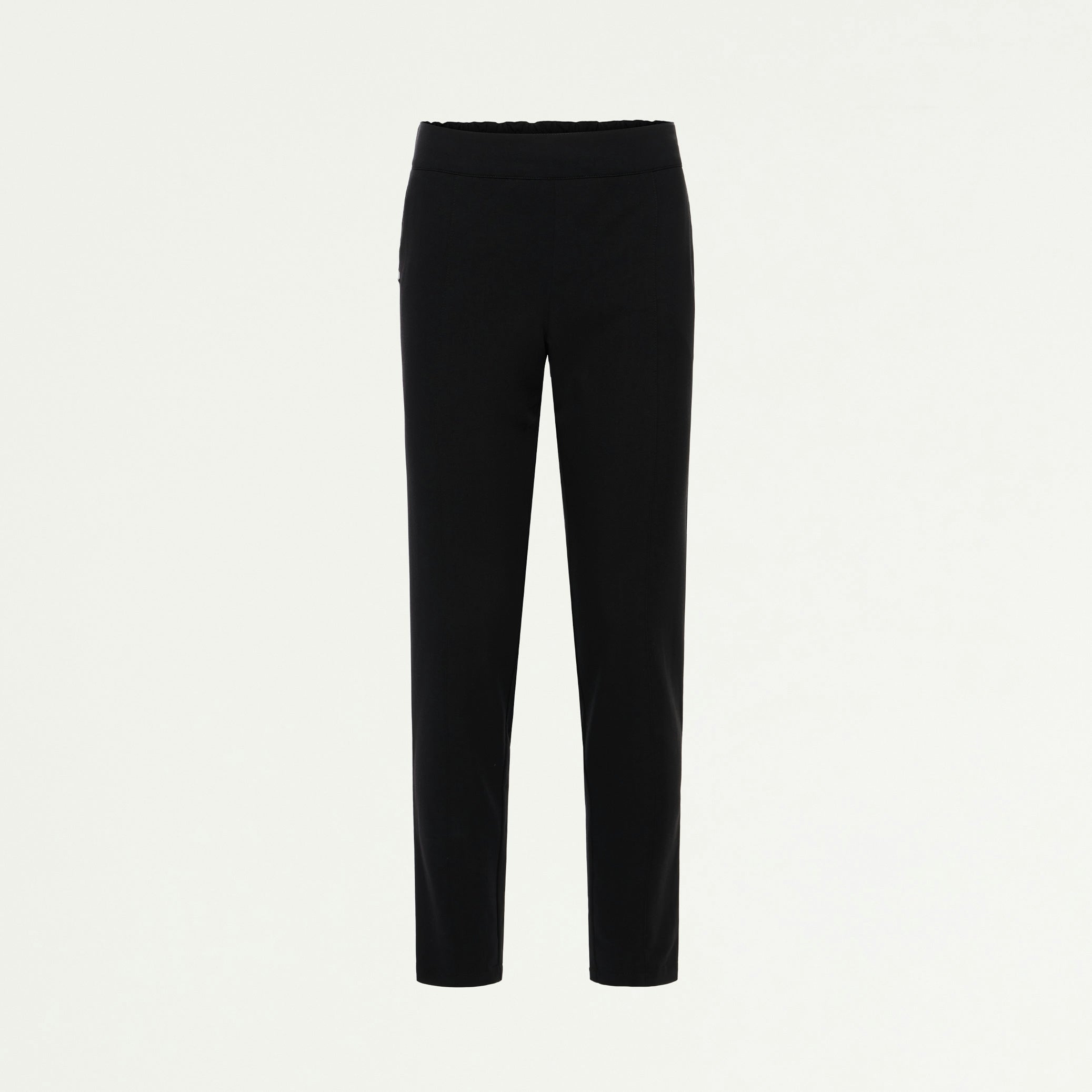 Lio Tapered 5-Pocket Scrub Pant - Black - WOMEN'S PANTS - Jaanuu
