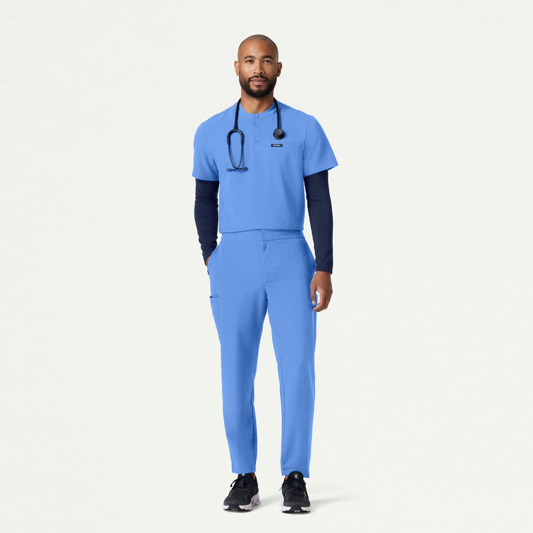 The Enzo Outlast® Underscrub Set - Ceil Blue