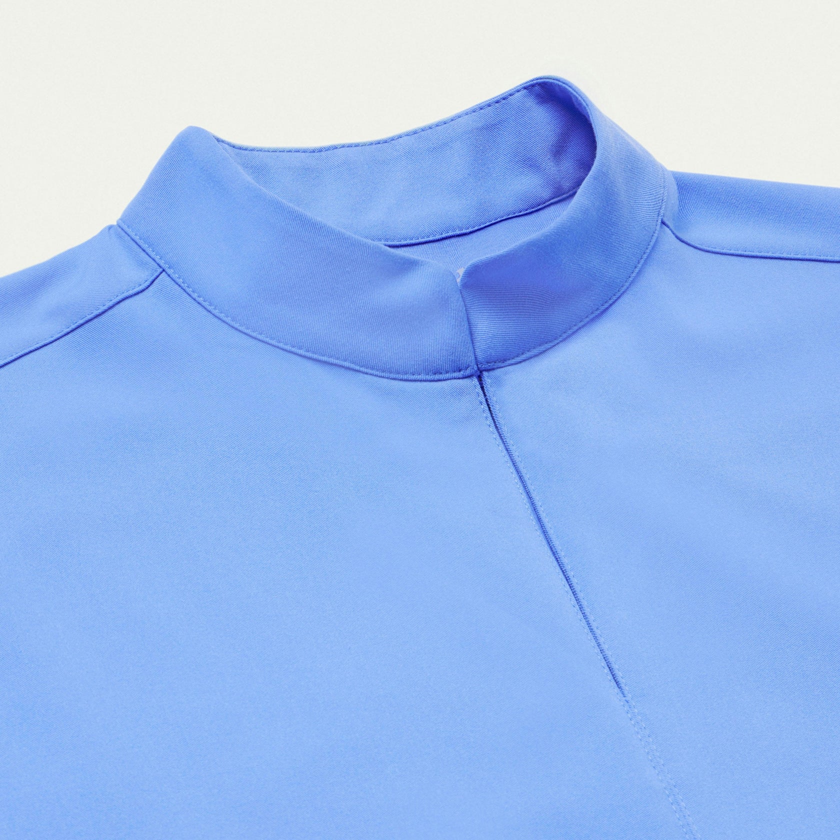 Aris Oversized 2-Pocket Scrub Top - Ceil Blue - WOMEN'S TOPS - Jaanuu