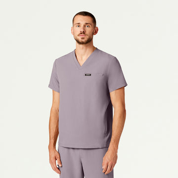 Platt 3-Pocket Scrub Top - Chrome