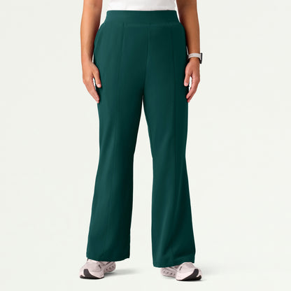 Harper Slim High Waisted Scrub Pant - Midnight Green - WOMEN'S PANTS - Jaanuu