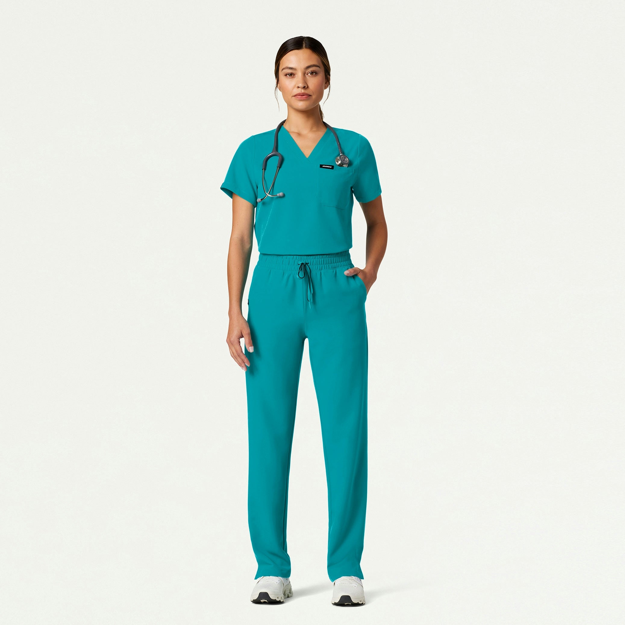 The Emma Essential Scrub Set - Teal