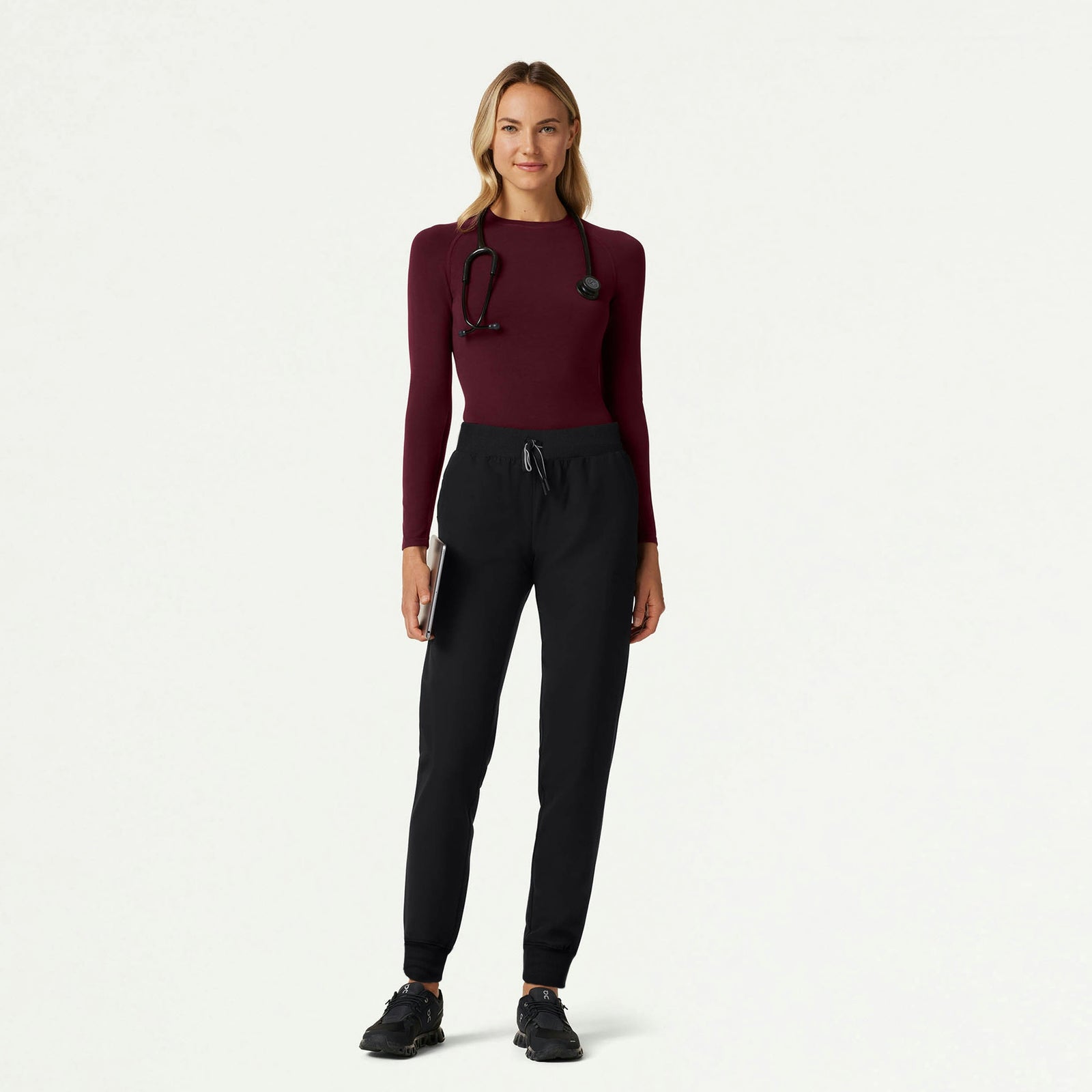 React Outlast® Underscrub - Burgundy - UNDERSCRUBS - Jaanuu