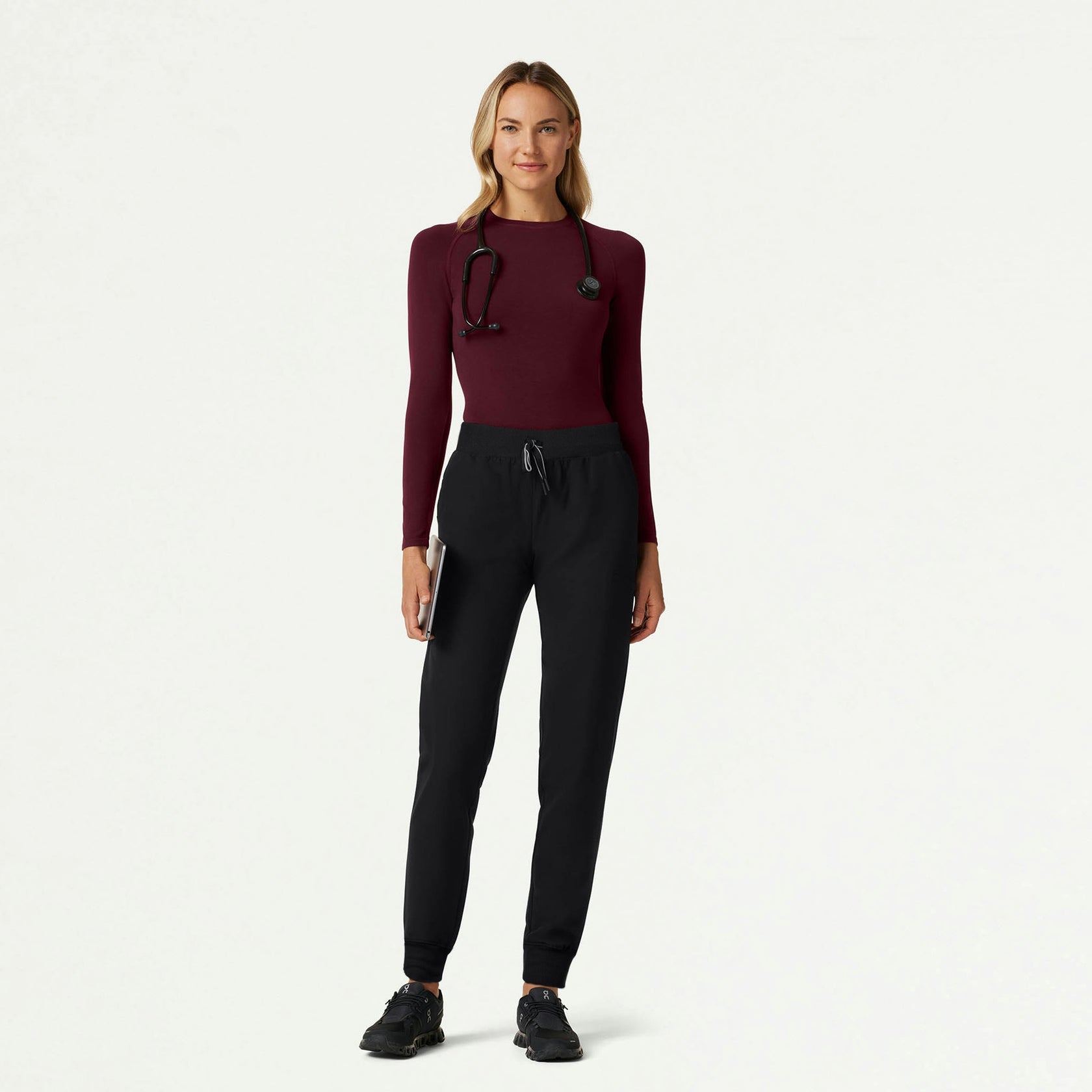 React Outlast® Underscrub - Burgundy - UNDERSCRUBS - Jaanuu