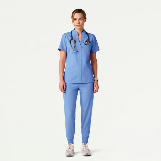 The Sersi Essential Scrub Set - Ceil Blue