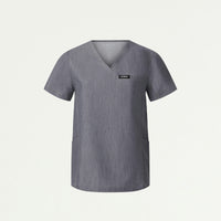 Magna 3-Pocket Scrub Top - Black
