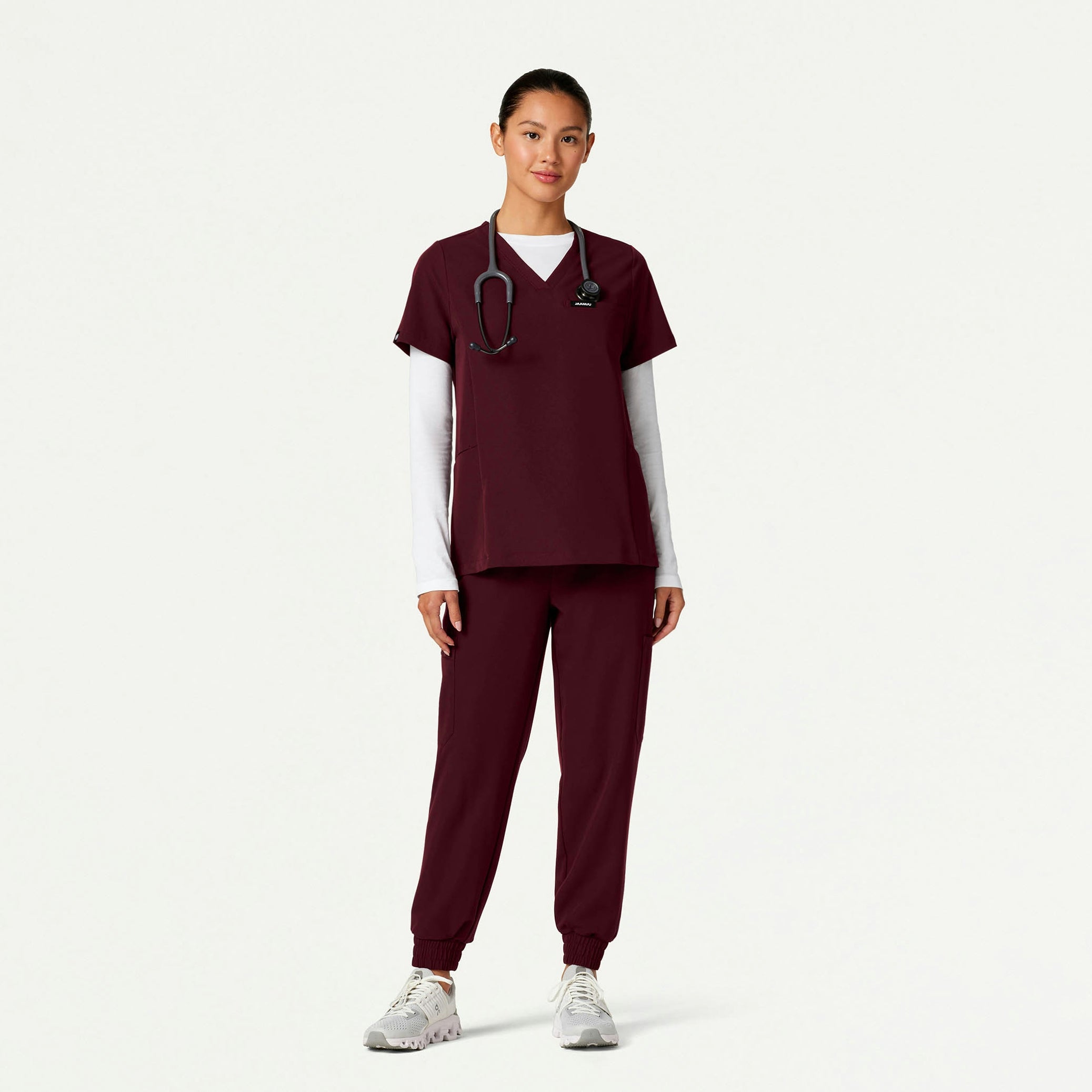 The Lawren Underscrub Set - Burgundy