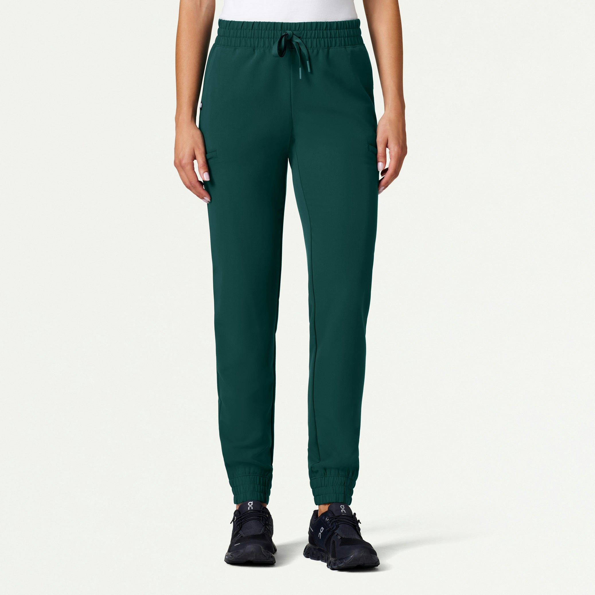 Jace Skinny On-the-Go Scrub Jogger - Midnight Green - WOMEN'S PANTS - Jaanuu