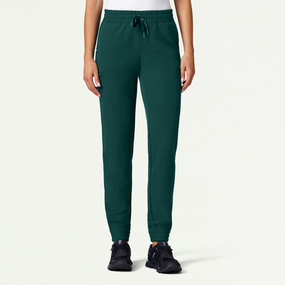 Jace Skinny On-the-Go Scrub Jogger - Midnight Green - WOMEN'S PANTS - Jaanuu