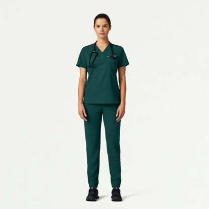 Jace Skinny On-the-Go Scrub Jogger - Midnight Green - WOMEN'S PANTS - Jaanuu
