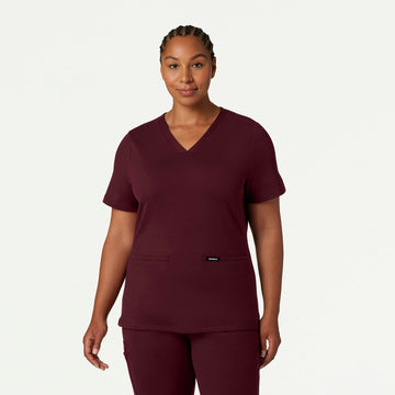Cesi Slim ULTRAsoft Scrub Top - Storm Blue