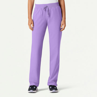 Xenos Essential Knit-Waist Scrub Pant - Lilac - WOMEN'S PANTS - Jaanuu