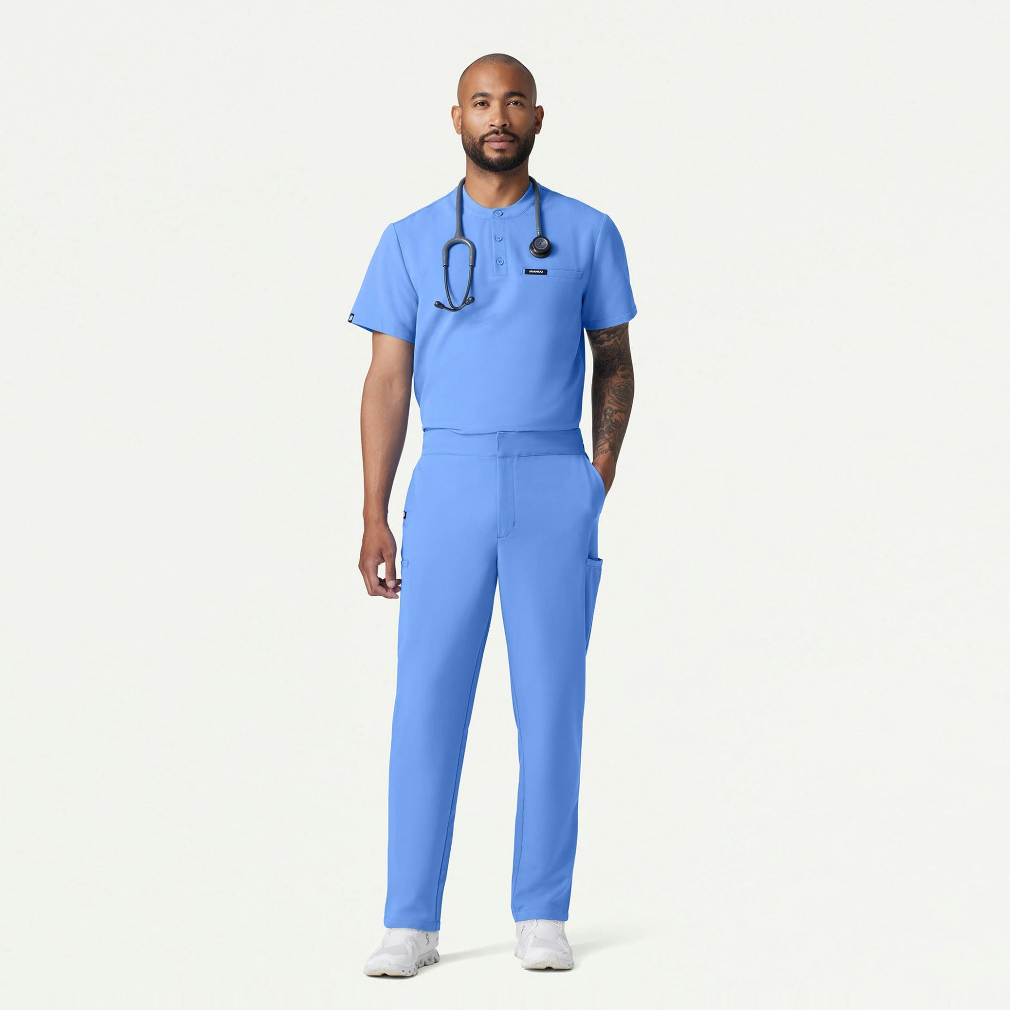 The Thom Essential Scrub Set - Ceil Blue