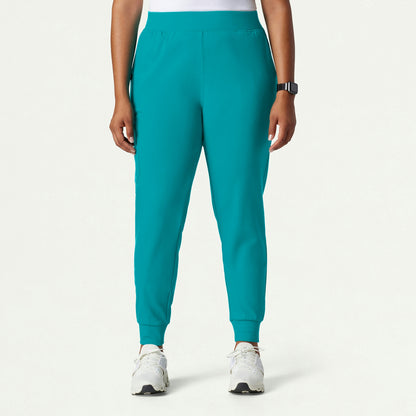 Rubi Slim ULTRAsoft Scrub Jogger - Aqua - WOMEN'S PANTS - Jaanuu