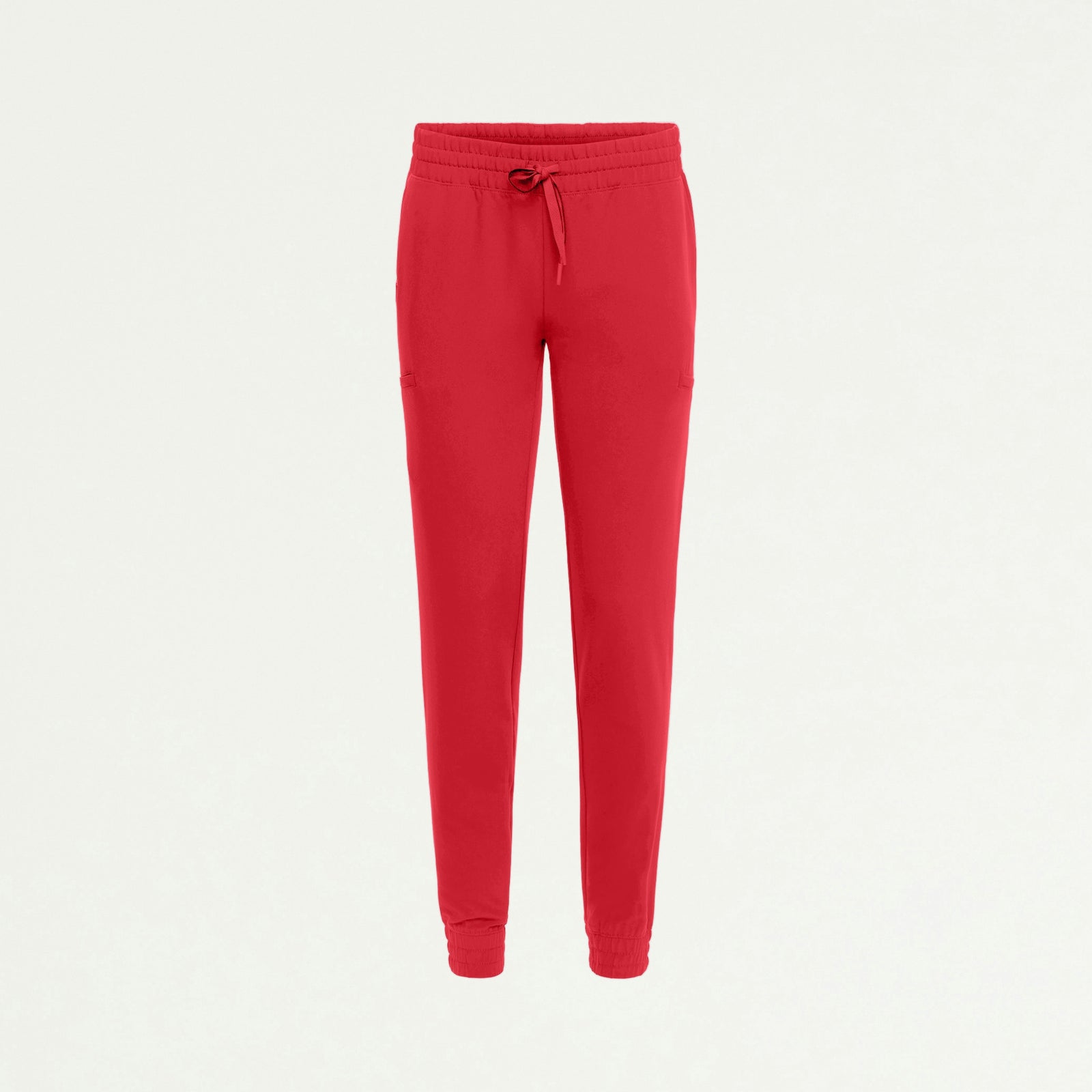 Jace Skinny On-the-Go Scrub Jogger - Brilliant Red - WOMEN'S PANTS - Jaanuu