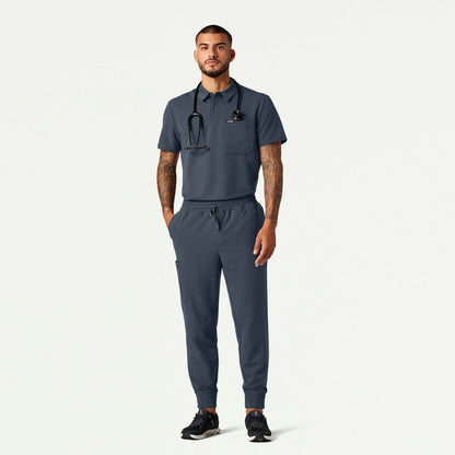 Cobot 8-Pocket Scrub Jogger - Carbon Gray - MEN'S PANTS - Jaanuu