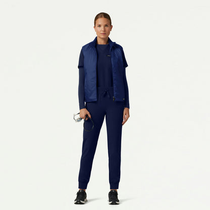 The Alex Tri-Layer Scrub Set - Midnight Navy