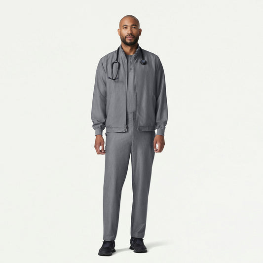 The Thom Jacket Scrub Set - Heather Gray