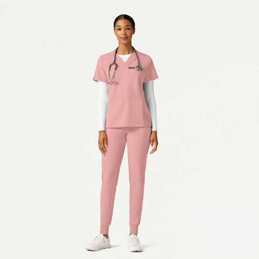 The Zoe Underscrub Set - Mauve