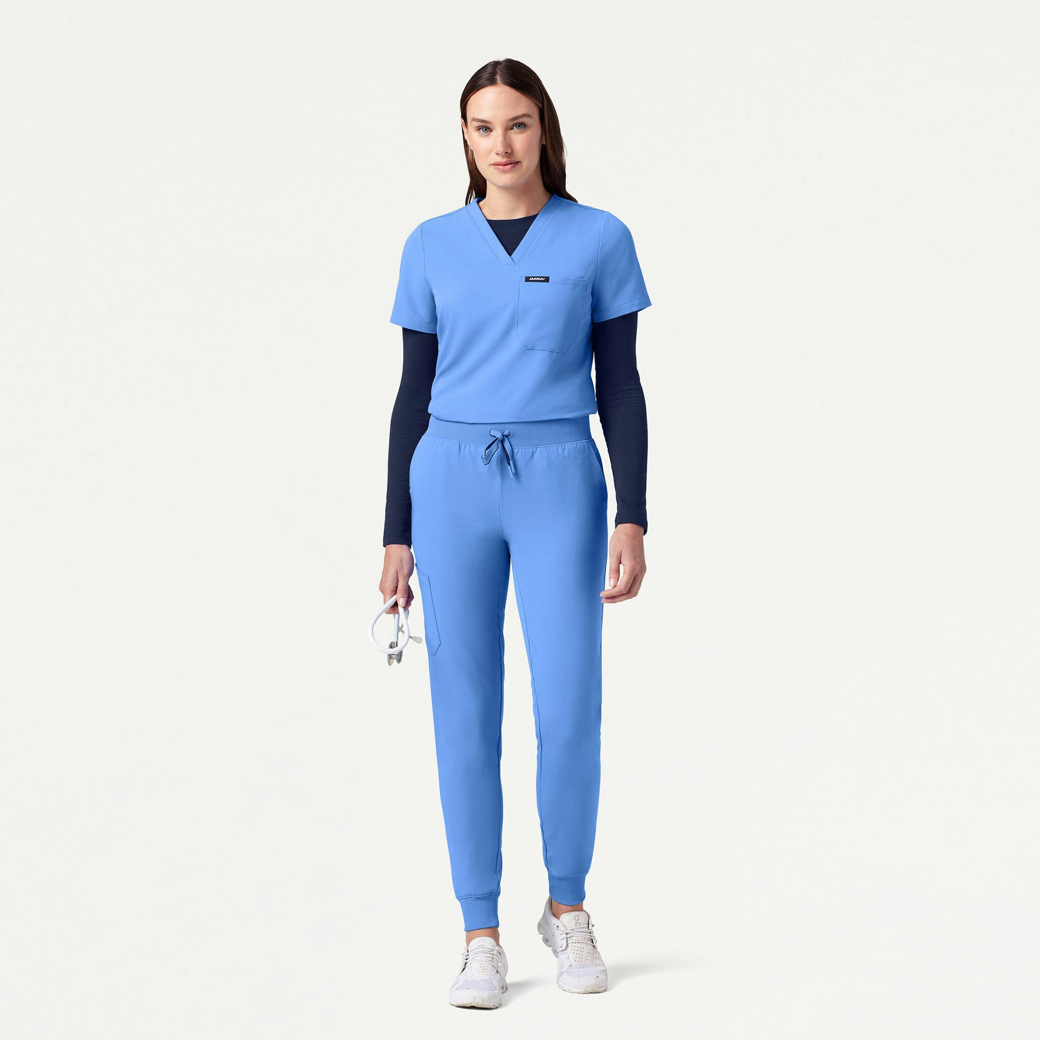 The Alex Underscrub Set - Ceil Blue