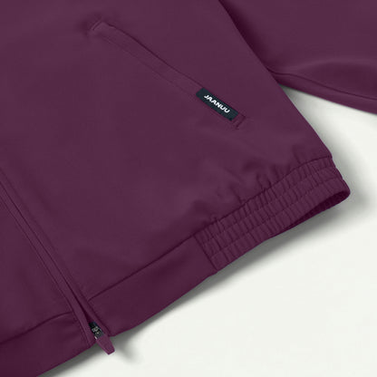 Wolfe Everyday 6-Pocket Scrub Jacket - Dark Amethyst - MEN'S JACKETS - Jaanuu