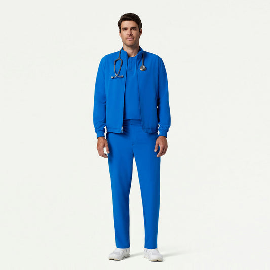 The Thom Jacket Scrub Set - Royal Blue