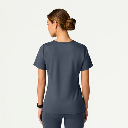Sona Slim ULTRAsoft Scrub Top - Carbon Gray - WOMEN'S TOPS - Jaanuu