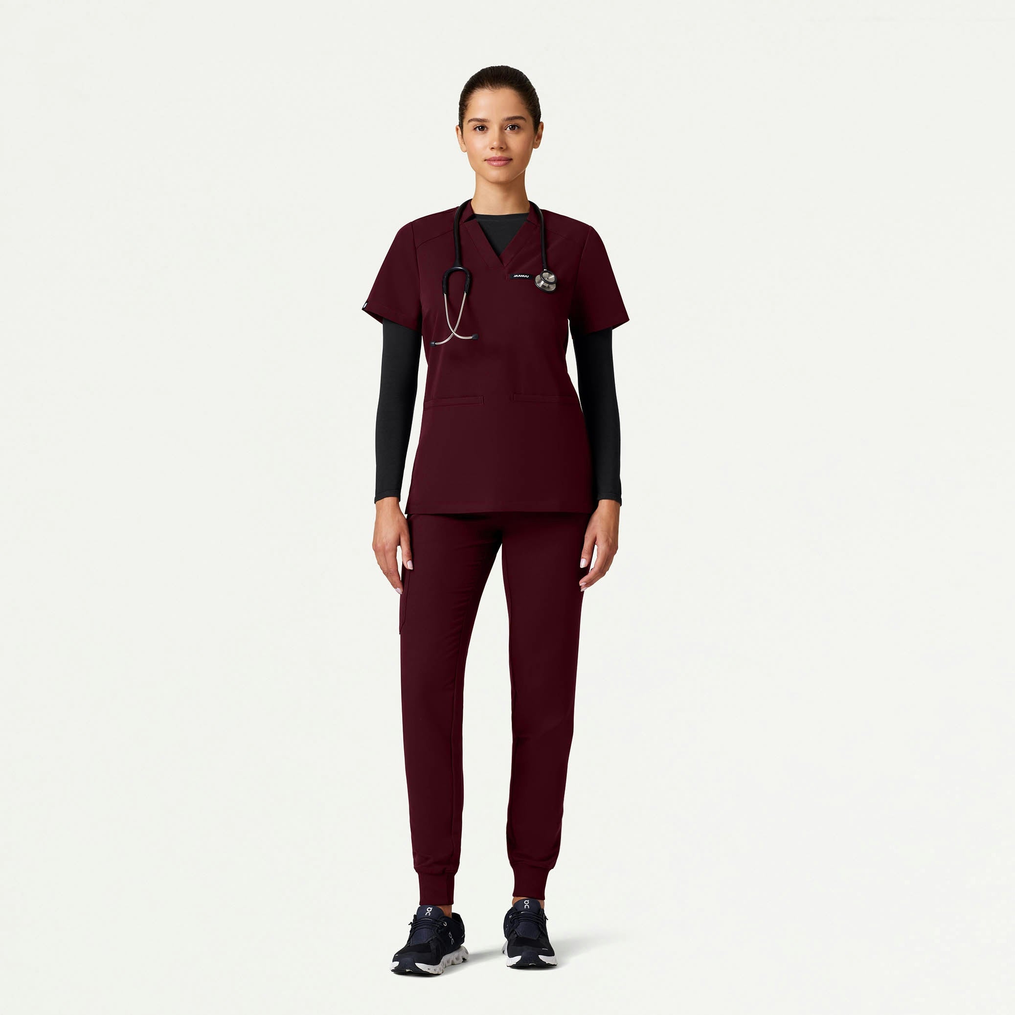 The Gia Outlast® Underscrub Set - Burgundy