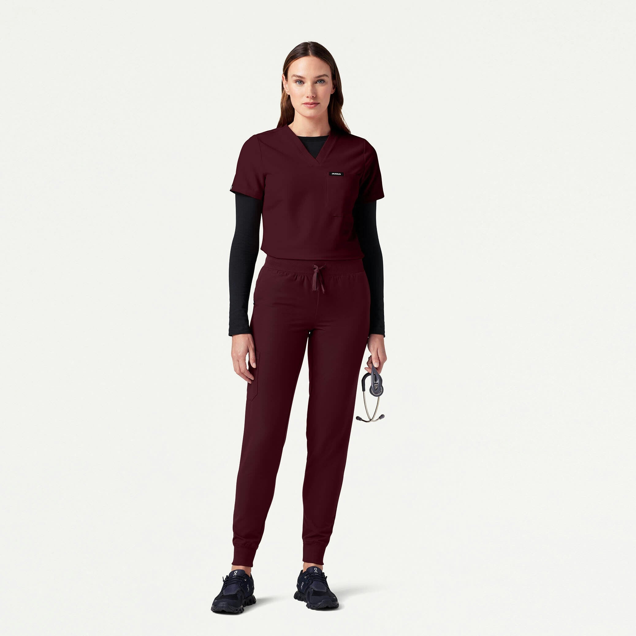 The Alex Underscrub Set - Burgundy