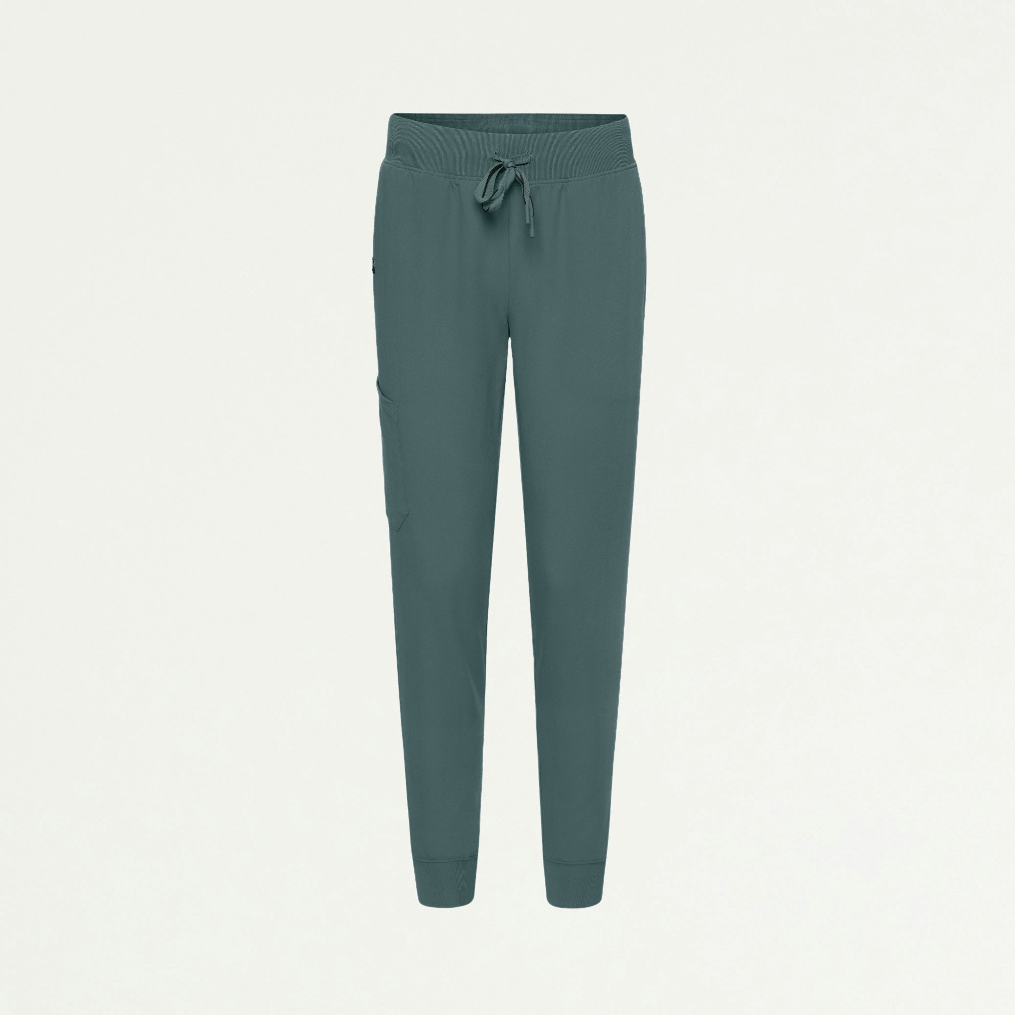 Silex Slim Knit-Waist Scrub Jogger - Alpine Green - WOMEN'S PANTS - Jaanuu