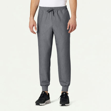 Osmo 8-Pocket Scrub Jogger - Heather Gray - MEN'S PANTS - Jaanuu