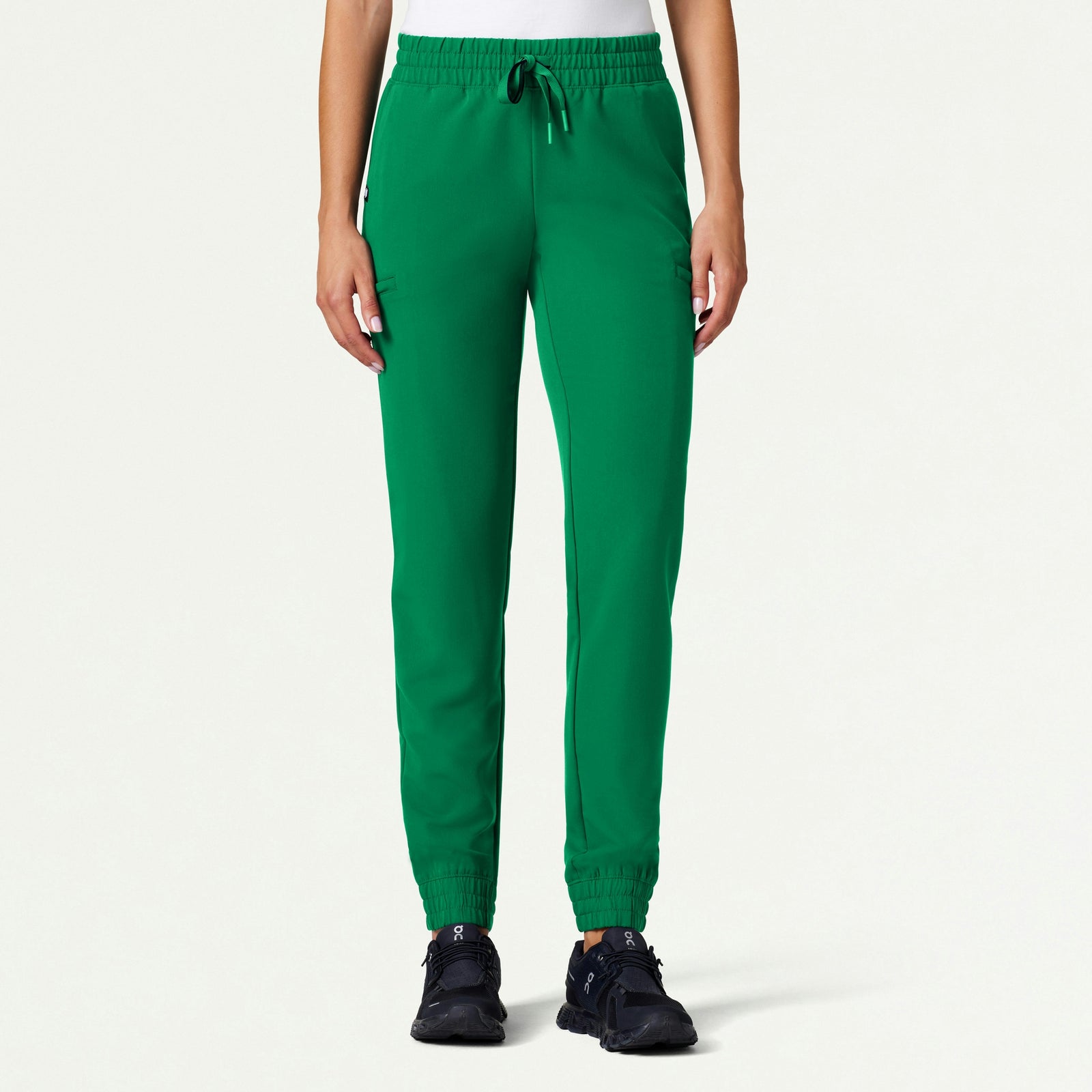 Jace Skinny On-the-Go Scrub Jogger - Emerald Green - WOMEN'S PANTS - Jaanuu