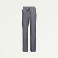 Payla 8-Pocket High Waisted Scrub Pant - Heather Gray