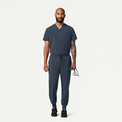 The Auggie Essential Scrub Set - Carbon Gray