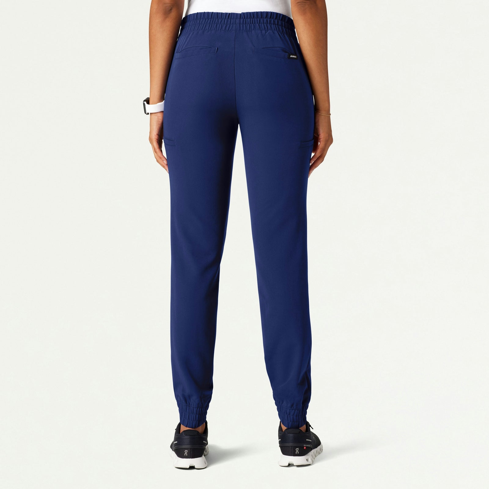 Jace Skinny On-the-Go Scrub Jogger - Navy Blue - WOMEN'S PANTS - Jaanuu