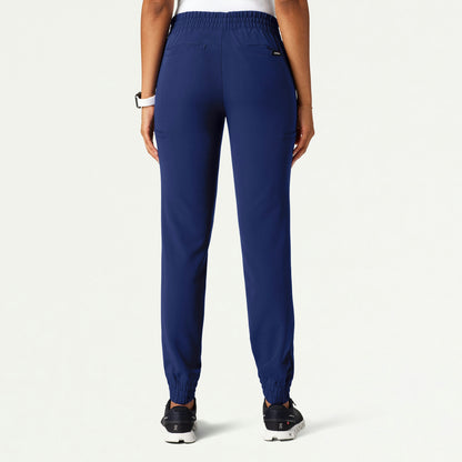 Jace Skinny On-the-Go Scrub Jogger - Navy Blue - WOMEN'S PANTS - Jaanuu