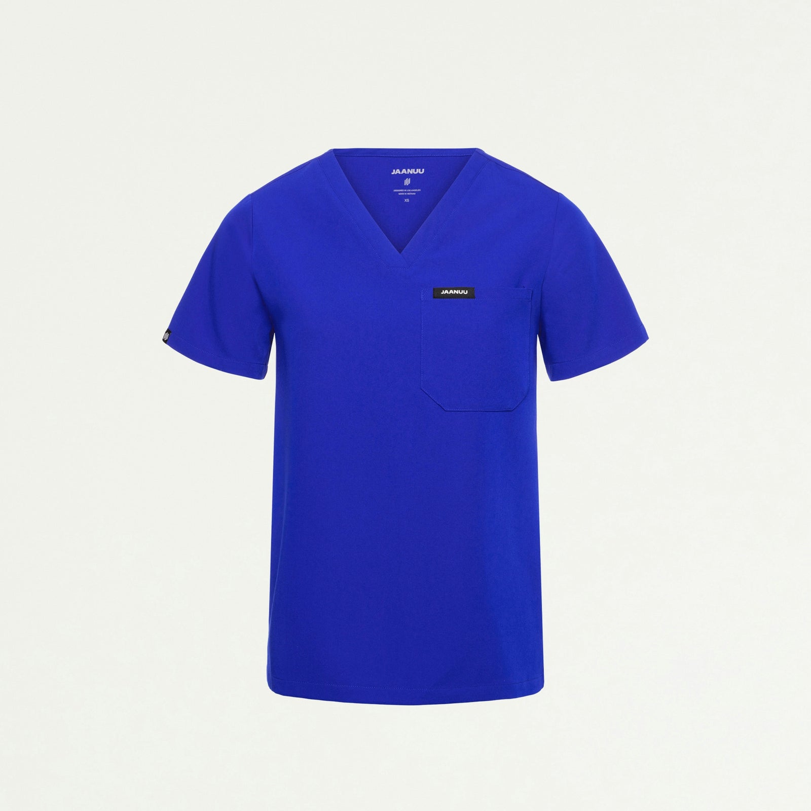 Rhena Essential 1-Pocket Scrub Top - Electric Blue - WOMEN'S TOPS - Jaanuu