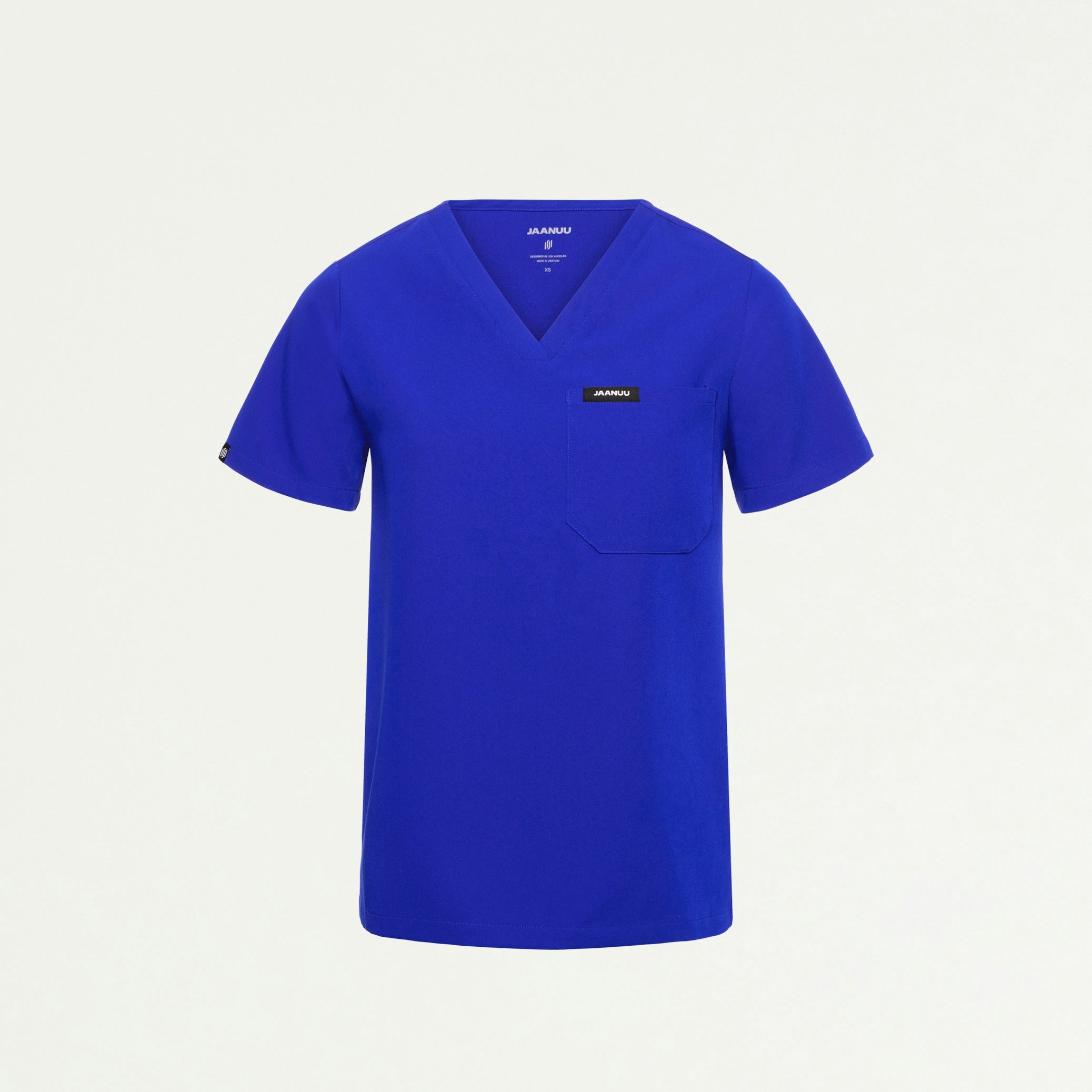 Rhena Essential 1-Pocket Scrub Top - Electric Blue - WOMEN'S TOPS - Jaanuu