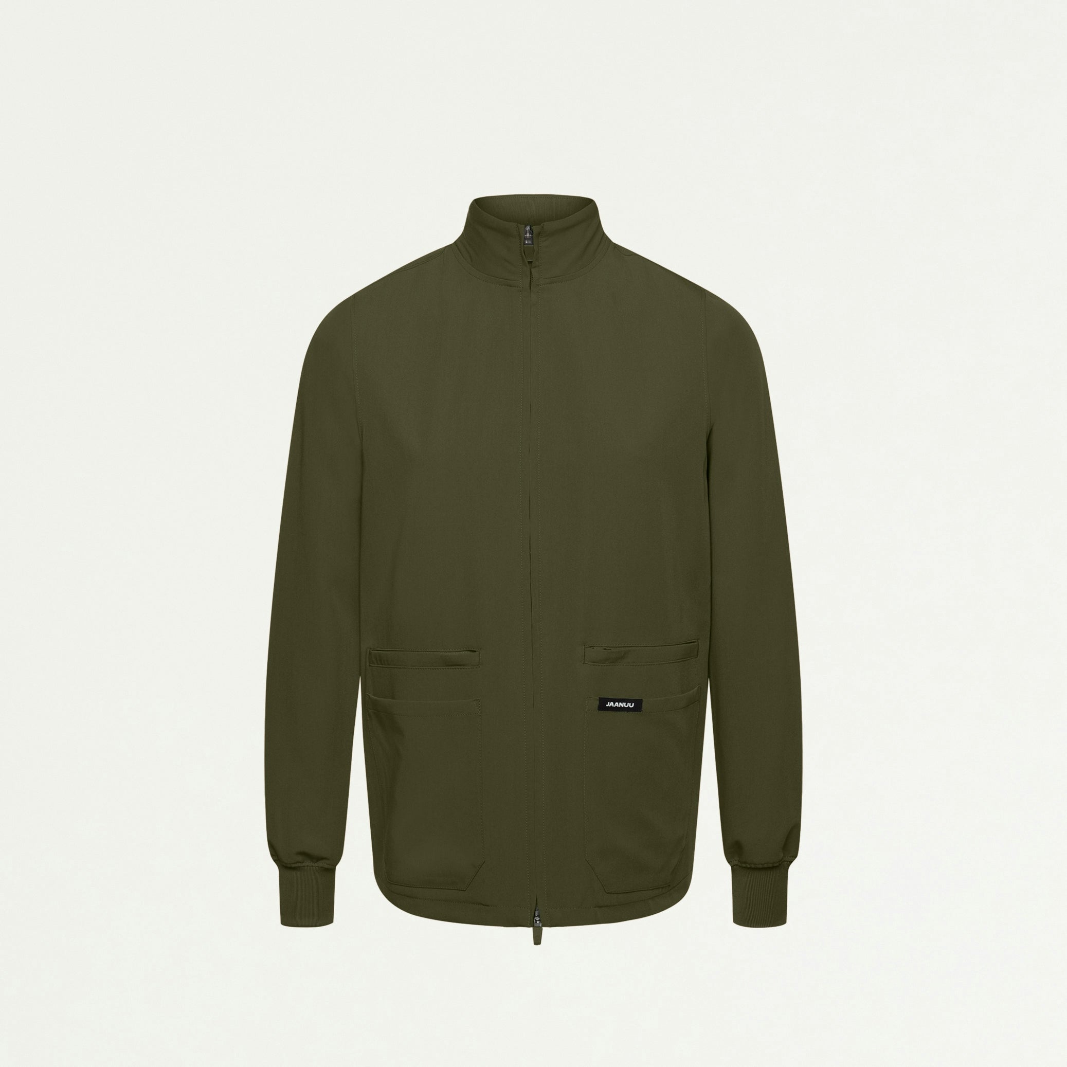 Ceri Essential 6-Pocket Scrub Jacket - Olive - WOMEN'S JACKETS - Jaanuu