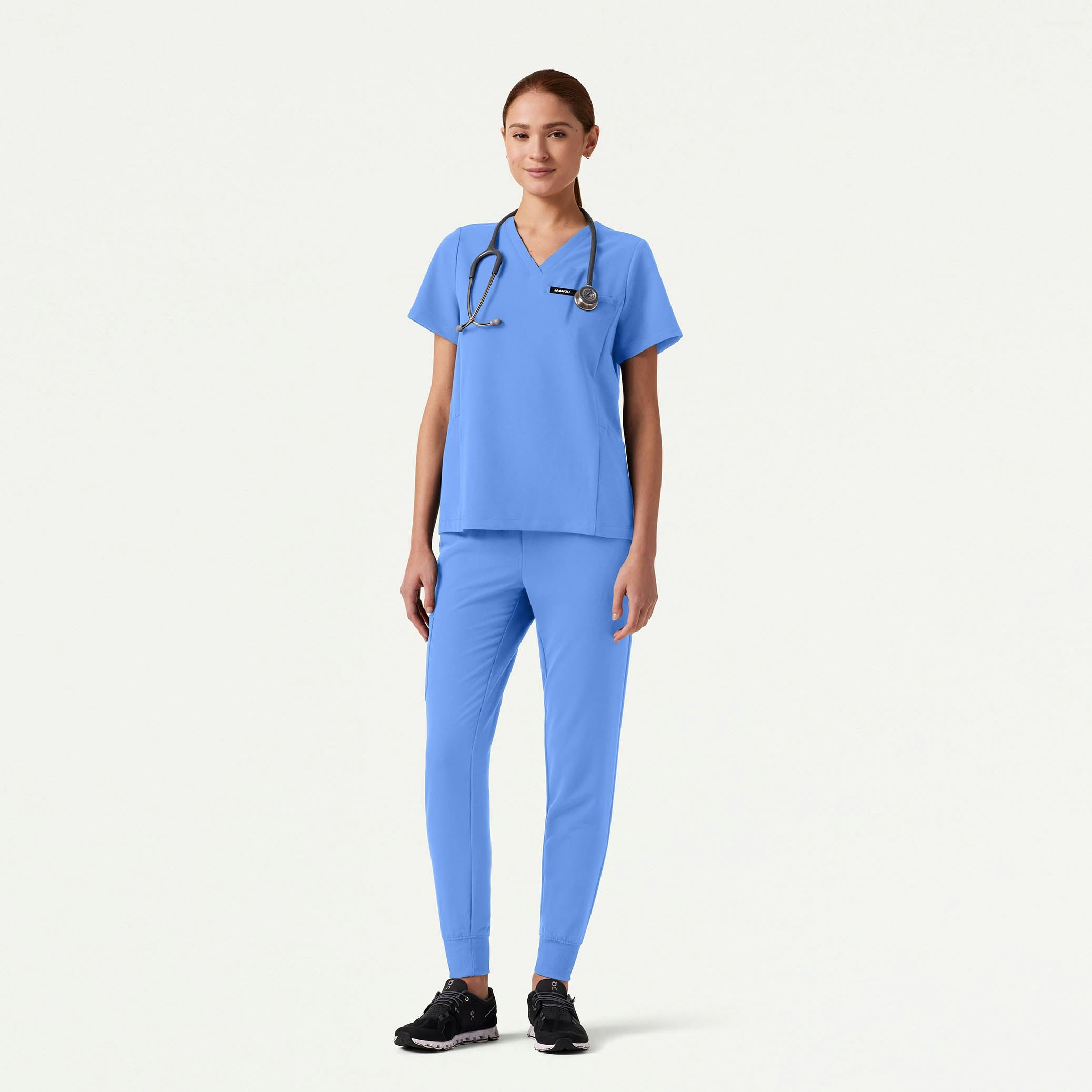 The Emile Essential Scrub Set - Ceil Blue