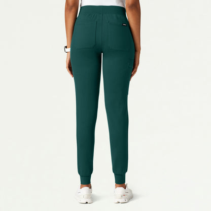 Rubi Slim ULTRAsoft Scrub Jogger - Midnight Green - WOMEN'S PANTS - Jaanuu