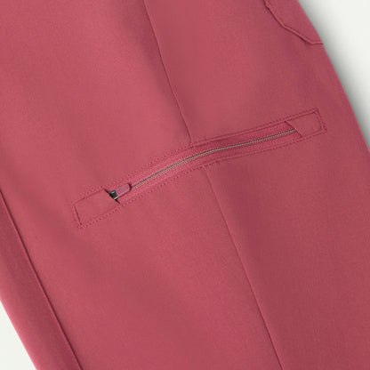 Harper Slim High Waisted Scrub Pant - Mulberry - WOMEN'S PANTS - Jaanuu