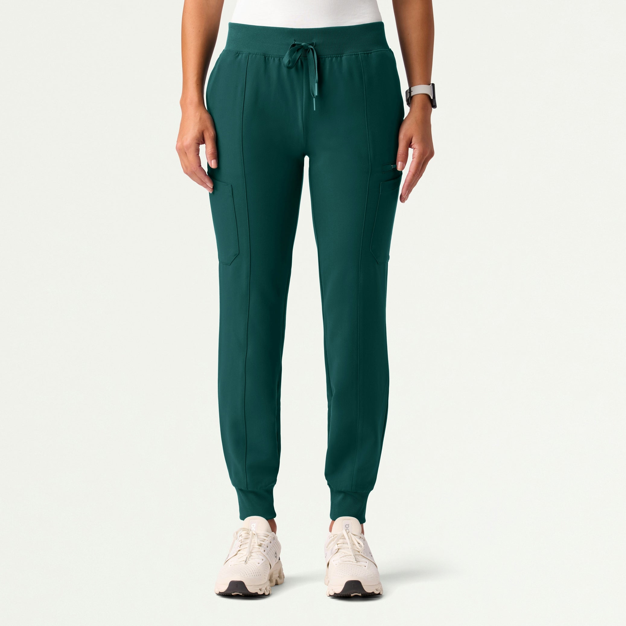 Liv Skinny 8-Pocket Scrub Jogger - Midnight Green - WOMEN'S PANTS - Jaanuu