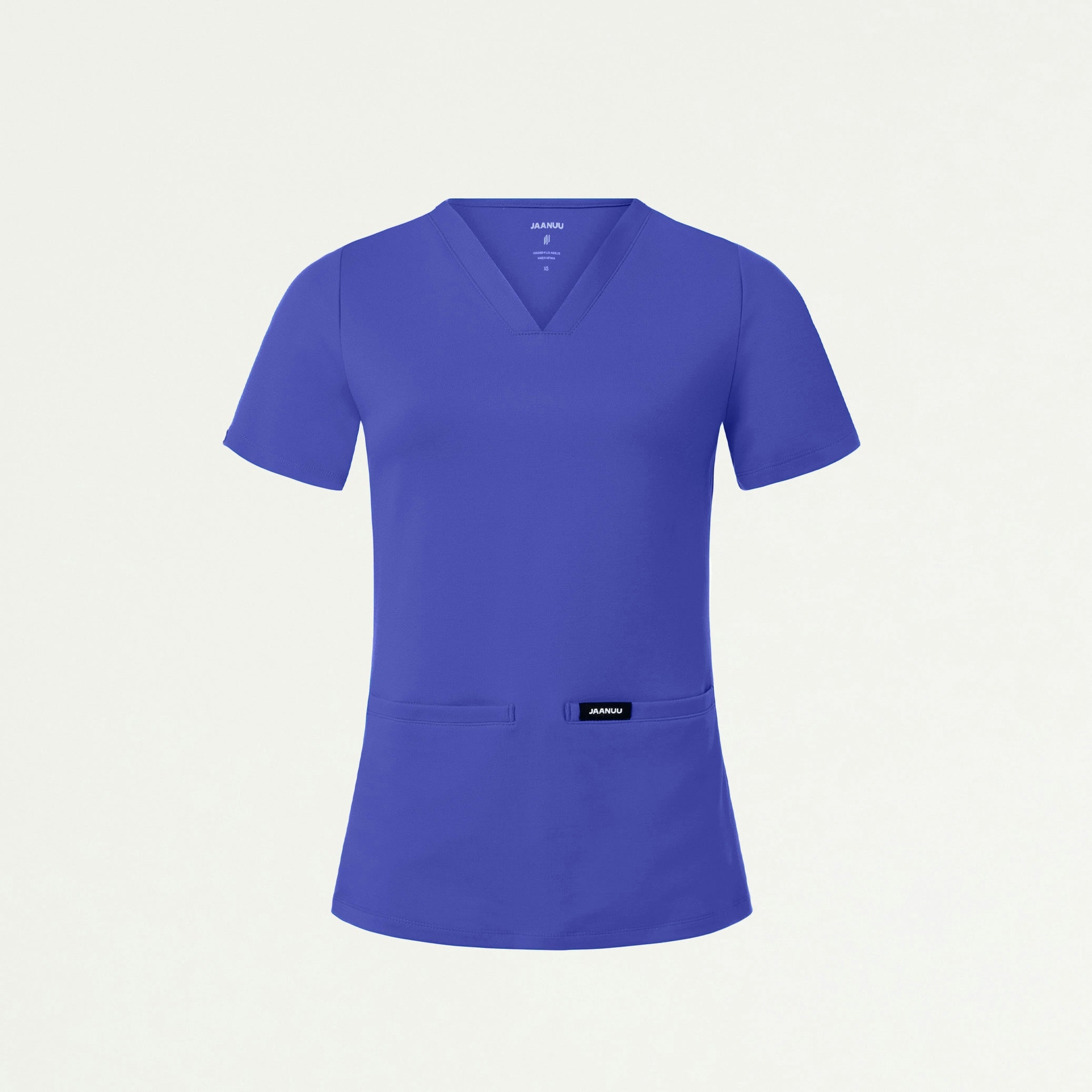 Cesi Slim ULTRAsoft Scrub Top - Moon Blue - WOMEN'S TOPS - Jaanuu