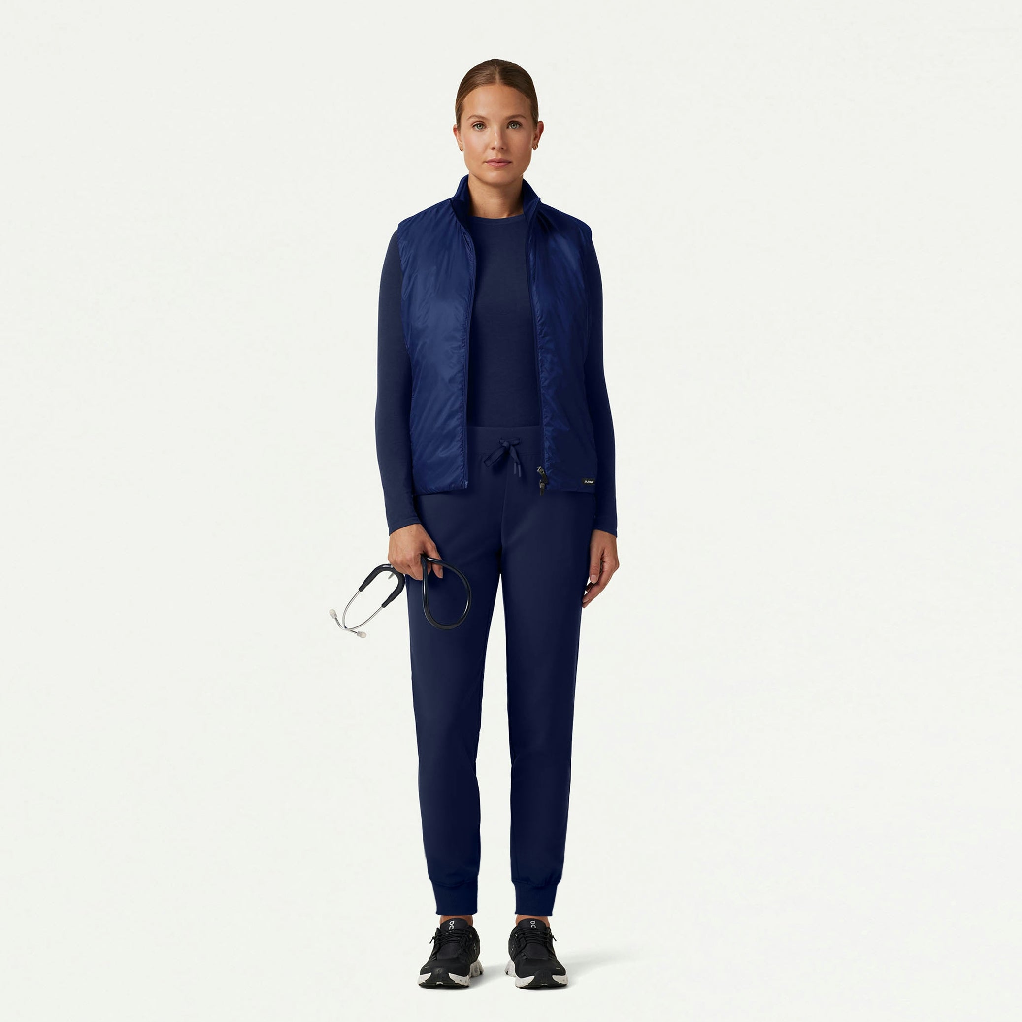 The Alex Dual-Layer Scrub Set - Midnight Navy