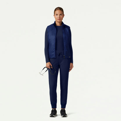 The Alex Dual-Layer Scrub Set - Midnight Navy