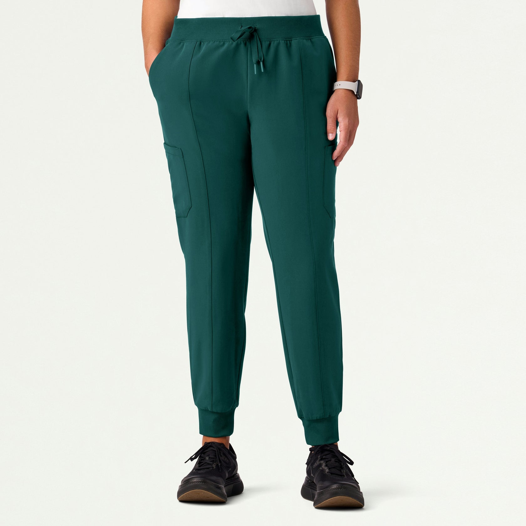 Liv Skinny 8-Pocket Scrub Jogger - Midnight Green - WOMEN'S PANTS - Jaanuu